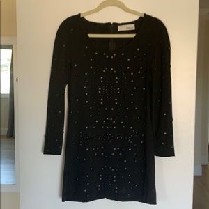 Dress/Top black with button details